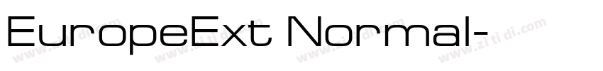 EuropeExt Normal字体转换